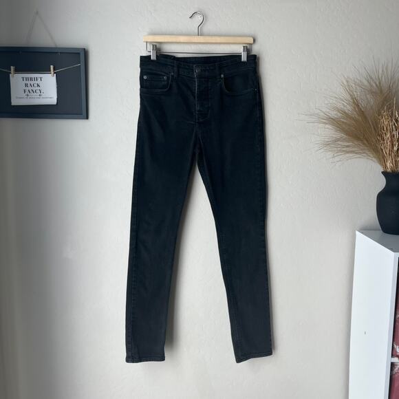 Ksubi Chitch Laid‎ Back Black Slim Fit Mid Rise Denim Jeans Men’s Size 31 - Picture 2 of 9